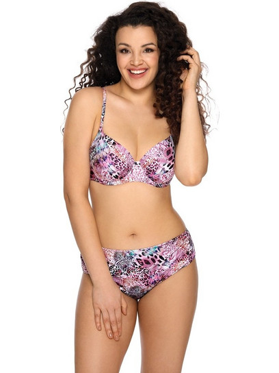 Ava Bikini Top με Ενίσχυση Animal Print Ροζ MAXISK145EF