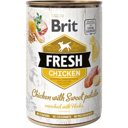 Brit Fresh Dog Chicken with Sweet Potato 400gr
