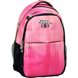 No Fear Pink Gradient Σχολική Τσάντα Πλάτης Δημοτικού Ροζ 348-39031