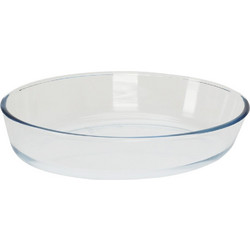 GL1000060 Πυρίμαχο Γυάλινο Ταψί Οβάλ 21cm 2.4lt GL1000060