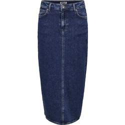 Only Μακριά Φούστα Τζιν Ψηλόμεση Pencil Navy Μπλε 15324985