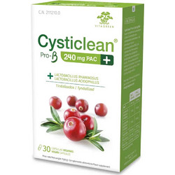 Vita Green Cysticlean Pro-B 240mg Προβιοτικά 30 Κάψουλες