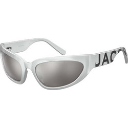 Marc Jacobs MARC738S 79DT4 Γυναικεία Γυαλιά Ηλίου Μάσκα Κοκάλινα Λευκά με Γκρι Polarized Φακό
