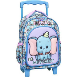 Gim Dumbo Be Different Σχολική Τσάντα Τρόλεϊ Νηπιαγωγείου Γαλάζια 341-25072
