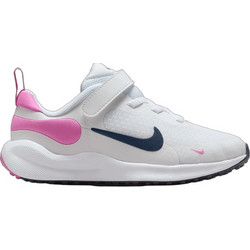 Nike Revolution 7 Παιδικά Αθλητικά Παπούτσια για Τρέξιμο Λευκά Ροζ FB7690-103