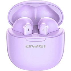 Awei T68 ENC Ακουστικά Bluetooth In Ear Purple
