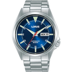 Lorus Sports Ανδρικό Ρολόι Αυτόματο με Ασημί Μεταλλικό Μπρασελέ RL419BX9F