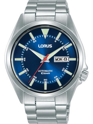 Lorus Sports Ανδρικό Ρολόι Αυτόματο με Ασημί Μεταλλικό Μπρασελέ RL419BX9F