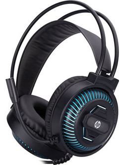HP DHE 8001U Gaming Headset Over Ear Black