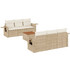 vidaXL Σετ Σαλόνι Κήπου Rattan 7τμχ Μπεζ 3256786