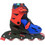 Αθλοπαιδιά Inline Αυξομειούμενα Rollers Κόκκινα Μαύρα Μπλε 2.1083