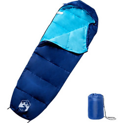 vidaXL Sleeping Bag Μονό 3 Εποχών Μπλε 94491