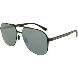 Bolon BL8118 D11 Ανδρικά Γυαλιά Ηλίου Aviator Μεταλλικά Μαύρα με Μαύρο Polarized Φακό