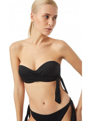 Minerva Panama Bikini Top Strapless Μαύρο 90-9278B