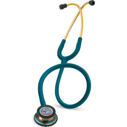 3M Littmann Classic III Παιδιατρικό Καρδιολογικό Στηθοσκόπιο Non Chill με Διπλό Κώδωνα Caribbean Blue Rainbow 5807