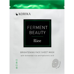 Korika Ferment Beauty Brightening Fermented Rice & Hyaluronic Acid Face Sheet Mask 20gr