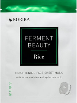 Korika Ferment Beauty Brightening Fermented Rice & Hyaluronic Acid Face Sheet Mask 20gr