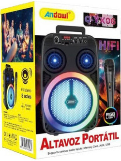 Andowl Q-YX06 Ηχείο με Λειτουργία Καραόκε