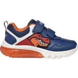 Geox Ciberdron Παιδικά Sneakers με Φωτάκια Μπλε J46LBA05411C4327