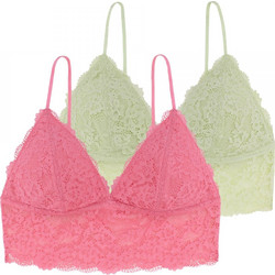 Dorina Milo Bralette χωρίς Μπανέλα Πράσινο Mint Φούξια D001152LA086-2X0260