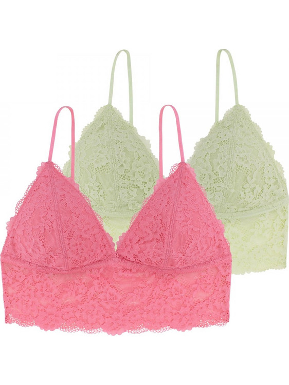 Dorina Milo Bralette χωρίς Μπανέλα Πράσινο Mint Φούξια D001152LA086-2X0260