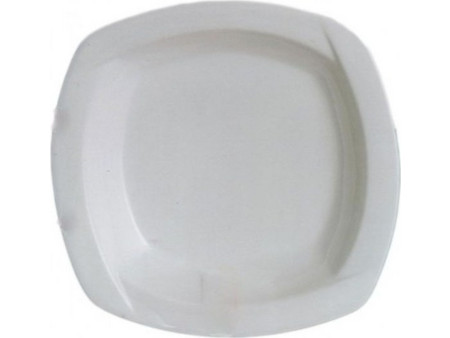 Karvounis Bros Πιάτα Βαθιά Πορσελάνης Τετράγωνα 24x24cm 6τμχ K002890