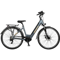 Orient Centro 2024 Γυναικείο Ηλεκτρικό Ποδήλατο Πόλης 28" 250W με 7 Ταχύτητες και Δισκόφρενα Γκρι