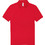 B&C Collection Ανδρική Μπλούζα Polo Κοντομάνικη Κόκκινη PU424