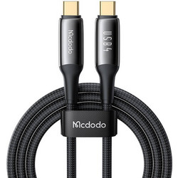 Mcdodo CA-2990 Braided Thunderbolt 3 USB-C to USB-C 140W 1.2m Black