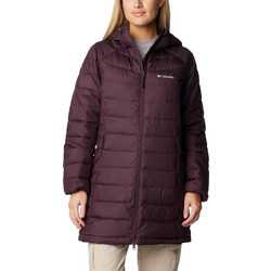 Columbia Powder Lite II Γυναικείο Μπουφάν Χειμωνιάτικο Puffer Μακρύ Μωβ 2089371-607