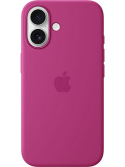 Apple Silicone MagSafe Back Cover Fuchsia (iPhone 16)]