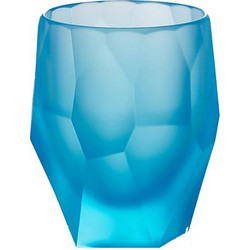 Mario Luca Giusti Ποτήρι Νερού Γυάλινo Tumbler Super Milly Μario Γαλάζιο 8057014599336