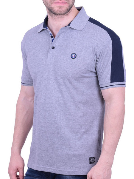 Splendid Ανδρική Μπλούζα Polo Κοντομάνικη Γκρι 43-206-030