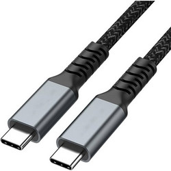 Cablexpert Braided USB-C to USB-C 100W 1.5m Black CCBP-USB3-CMCM100-1.5M