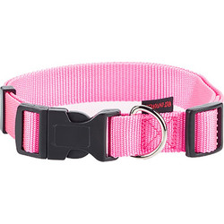 Pet Interest Plain Line Κολάρο Σκύλου Ροζ 2.5x47-70cm