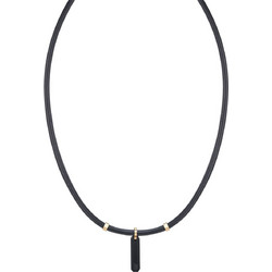 CAT Obsidian Ανδρικό Κολιέ από Ατσάλι J005N10111