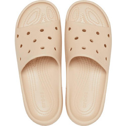 Crocs Γυναικείες Παντόφλες Καλοκαιρινές Ανατομικές Κολυμβητηρίου Nude 209401-2DS