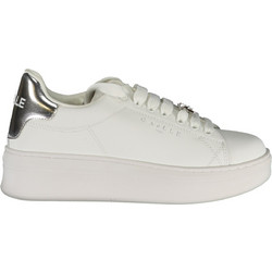 Gaelle Paris Γυναικεία Sneakers Flatforms Λευκά Ασημί GACAW00018