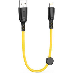 XO NB247 USB-A to Lightning Cable 0.25m Yellow GER-XO-NB247L-YL