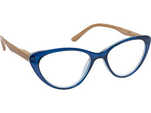 EyeLead E205 Γυναικεία Γυαλιά Πρεσβυωπίας +1.50 Κοκάλινα Ξύλινα Καφέ Μπλε