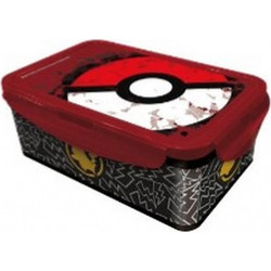 Stor Pokemon Thunderstruck Πλαστικό Παιδικό Δοχείο Φαγητού Μπορντό 1.07lt