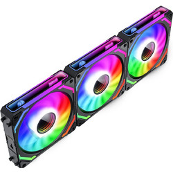 Redragon GC-F012 Case Fan 120mm ARGB με Σύνδεση 4-Pin PWM 3τμχ