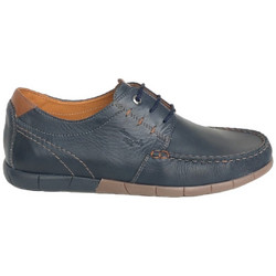 Boxer Ανδρικά Μοκασίνια Boat Shoes Δερμάτινα Navy Μπλε 21235-12-016