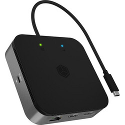 RaidSonic Icy Box IB-DK408-C41 USB-C Docking Station με DisplayPort / HDMI 4K PD Ethernet και Σύνδεση 2 Οθονών