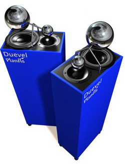 Duevel Planets Carbon Ζεύγος Ηχείων Hi-Fi Δαπέδου 50W 2 Δρόμων Blue
