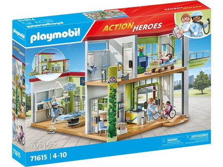 Playmobil Action Heroes Ιατρικό Κέντρο για 4-10 Ετών 71615