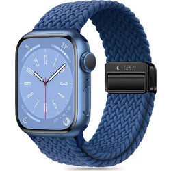 Tech-Protect Nylon Mag Λουράκι Υφασμάτινο Blue (Apple Watch 42 / 44 / 45 / 49mm)