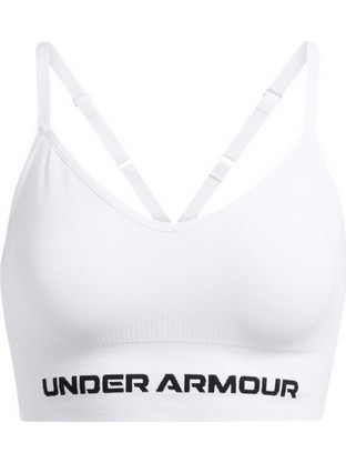 Under Armour Vanish Seamless Αθλητικό Μπουστάκι με Χαμηλή Στήριξη & Αφαιρούμενη Ενίσχυση Λευκό 1384417-100