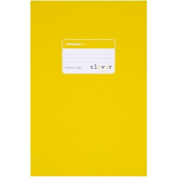 Clever Τετράδιο Ριγέ B5 50 Φύλλων Κίτρινο 5205486219372