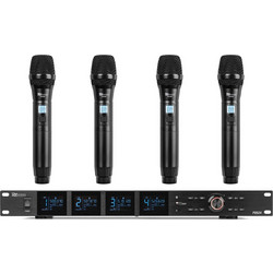 Power Dynamics PD524 Σετ 4 Ασύρματα Μικρόφωνα Χειρός